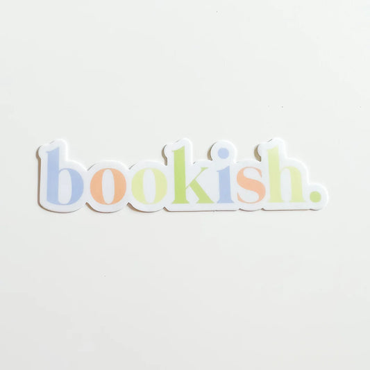 Multicolor Bookish Sticker