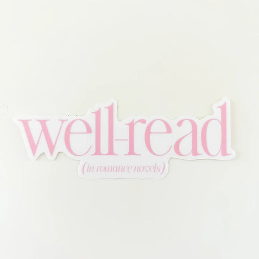 Well-Read Romance Sticker