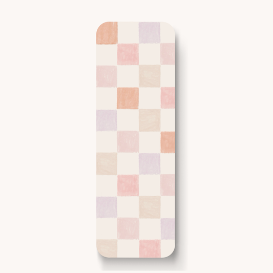 Watercolor Checker Bookmark