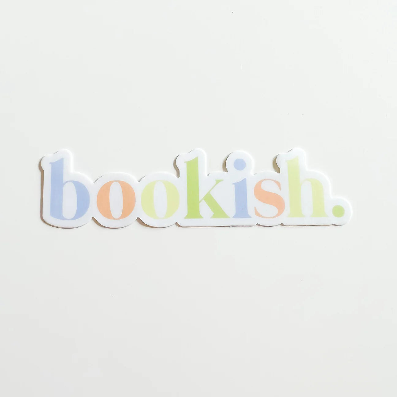 Multicolor Bookish Sticker