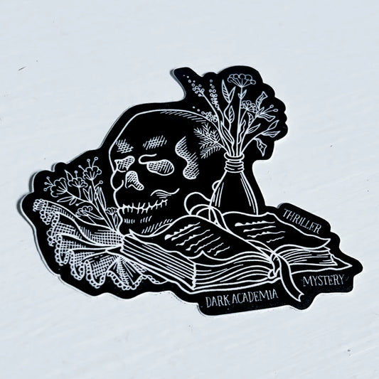 Spooky Books Sticker